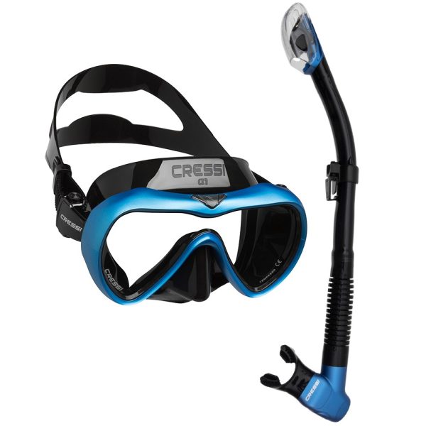 Cressi Mask and Snorkel Set Anti-Fog Epsilon