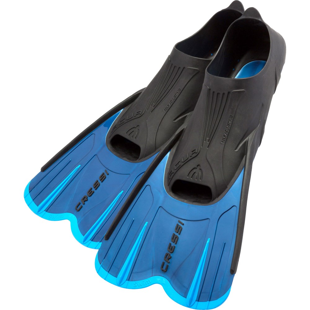 Cressi Fins Agua Short Fins Blue