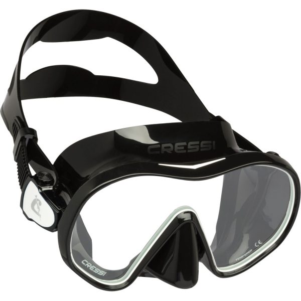 Cressi Mask F-Dual Black White