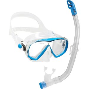 Cressi Mask and Snorkel Set Estrella Jr + Top –