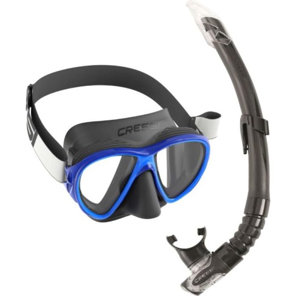 Cressi Mask and Snorkel Set Fiji + Gammablack