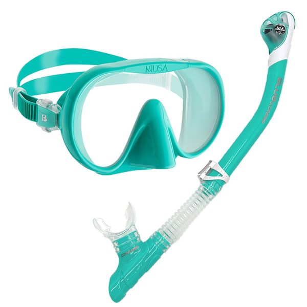 Cressi Mask and Snorkel Set Musa and Scilla Dry